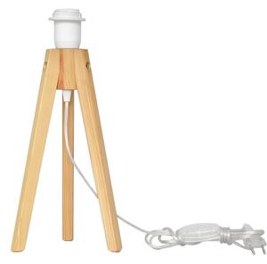 Lampada da tavolo HELEN 1xE27/15W/230V color crema/oro/pino