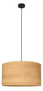 Lampadario a sospensione con filo ALBA 1xE27/15W/230V diametro 45 cm marrone/nero