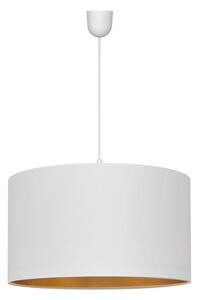 Lampadario su corda ALBA 1xE27/15W/230V d. 45 cm bianco/oro