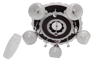 Faretto ARONA 5xE27/15W/230V+LED nero