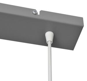 Lampadario a sospensione con filo VOLTA 2xE27/15W/230V grigio
