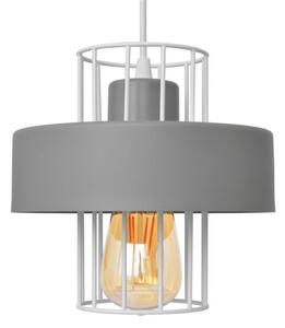 Lampadario a sospensione con filo VOLTA 2xE27/15W/230V grigio