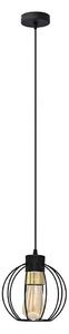 Lampadario a sospensione con filo STARLIGHT 1xE27/15W/230V nero/oro