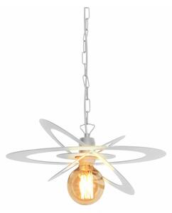 Lampadario a sospensione con catena STAR 1xE27/15W/230V bianco