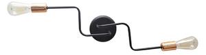 Lampadario fisso TUBE 2xE27/15W/230V nero