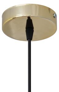 Lampadario a sospensione con filo NEWTON 1xE27/15W/230V nero/oro