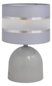 Lampada da tavolo HELEN 1xE27/15W/230V grigio/argento