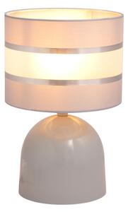 Lampada da tavolo HELEN 1xE27/15W/230V grigio/argento