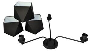 Lampadario ADAMANT 3xE27/15W/230V nero