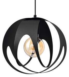 Lampadario a sospensione con filo MOONLIGHT 1xE27/15W/230V nero