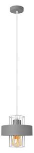 Lampadario a sospensione con filo VOLTA 1xE27/15W/230V grigio