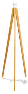 Lampada con piedistallo HELEN 1xE27/15W/230V color crema/oro/quercia