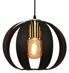Lampadario a sospensione con filo NEWTON 3xE27/15W/230V nero
