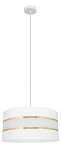 Lampadario a sospensione con filo HELEN 1xE27/15W/230V diametro 40 cm bianco/oro