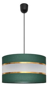 Lampadario a sospensione con filo HELEN 1xE27/15W/230V diametro 35 cm verde/oro