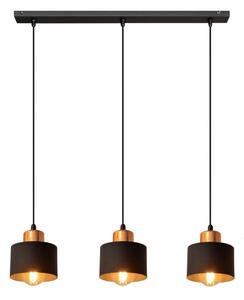 Lampadario su fune EDISON 3xE27/15W/230V