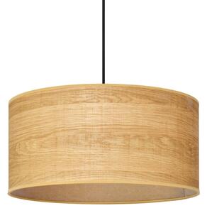 Lampadario a sospensione con filo ALBA 1xE27/15W/230V diametro 40 cm marrone/nero