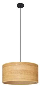 Lampadario a sospensione con filo ALBA 1xE27/15W/230V diametro 40 cm marrone/nero