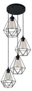 Lampadario a sospensione con filo KARO 4xE27/15W/230V