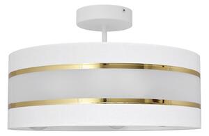 Lampadario a sospensione con supporto rigido HELEN 3xE27/15W/230V bianco/oro