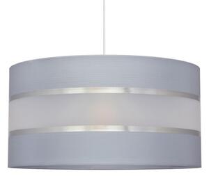 Lampadario a sospensione con filo HELEN 1xE27/15W/230V diametro 40 cm grigio/argento