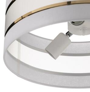 Lampadario a sospensione con supporto rigido HELEN 3xE27/15W/230V bianco/oro