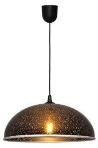 Lampadario su filo CIRCLE 1xE27/15W/230V nero
