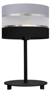 Lampada da tavolo HELEN 1xE27/15W/230V nero/grigio/argento