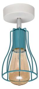 Lampadario a plafone TUBE II 1xE27/15W/230V turchese