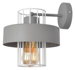 Applique VOLTA 1xE27/15W/230V grigio
