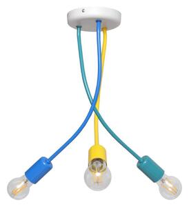 Lampadario per bambini a sospensione con supporto rigido HARVARD 3xE27/15W/230V