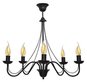 Lampadario a sospensione con filo MALBO II 5xE14/10W/230V