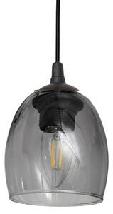 Lampadario a sospensione con filo BRILLANT 3xE27/15W/230V grigio