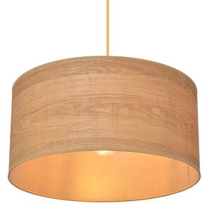 Lampadario a sospensione con filo ALBA 1xE27/15W/230V diametro 40 cm marrone