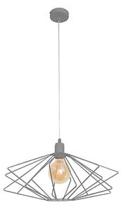 Lampadario SATURN 1xE27/15W/230V grigio