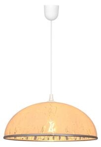 Lampadario su filo CIRCLE 1xE27/15W/230V bianco