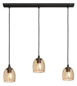 Lampadario a sospensione con filo BRILLANT 3xE27/15W/230V beige