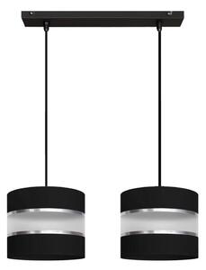 Lampadario su filo HELEN 2xE27/15W/230V nero