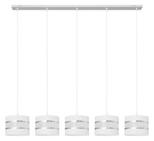 Lampadario a sospensione con filo HELEN 5xE27/15W/230V bianco
