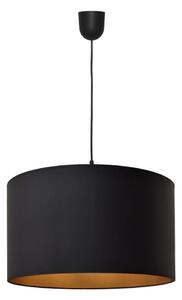 Lampadario su corda ALBA 1xE27/15W/230V d. 45 cm nero/oro