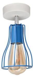 Lampadario fisso TUBE II 1xE27/15W/230V blu