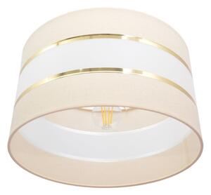 Lampadario a sospensione con filo HELEN 1xE27/15W/230V diametro 35 cm color crema/oro