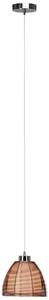 Lampada BRILLIANT Relax Lampada a sospensione 20cm bronzo/cromo | 1x A60, E27, 60W, g.f. Lampade standard n. ent. | Regolabile in altezza / il cavo può essere accorciato | Adatto per lampade LED