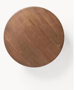 Tavolino da salotto rotondo in legno di quercia Didi