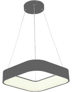 Lampadario LED a sospensione con filo LED/30W/230V 3000K 45x45 cm grigio