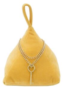 Ferma Porte Triangle Arancione 14x14x20 cm in Cotone