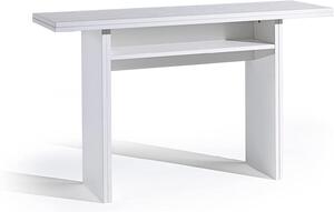 Tavolo consolle estensibile Opla, colore bianco