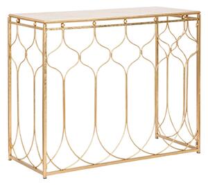 Consolle Arab 96,5x41x78 cm in Ferro Oro