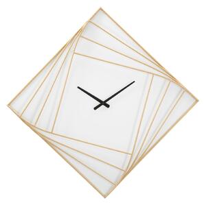 Orologio da Muro Oroy Line 85x6x85 cm in Ferro e Plastica Oro