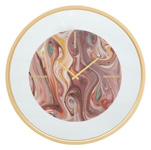 Orologio da Muro Mirror Mix Ø60x5 cm in Ferro MDF e Vetro Multicolor